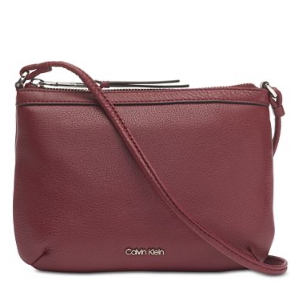 Calvin Klein Carrie pebbled crossbody